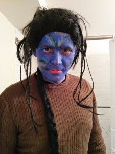 Maxime avatar maquillage pour Halloween