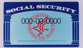 Social Security Card template