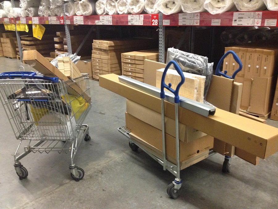 meubler un appartement à Brooklyn, meubles en kit au magasin Ikea
