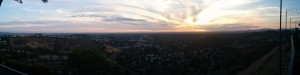 Panorama de la vue de Orange Hill, Los Angeles